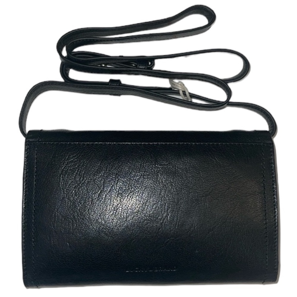Lucky Brand Ruth Scalloped Crossbody Bag Black NWT - Picture 12 of 17